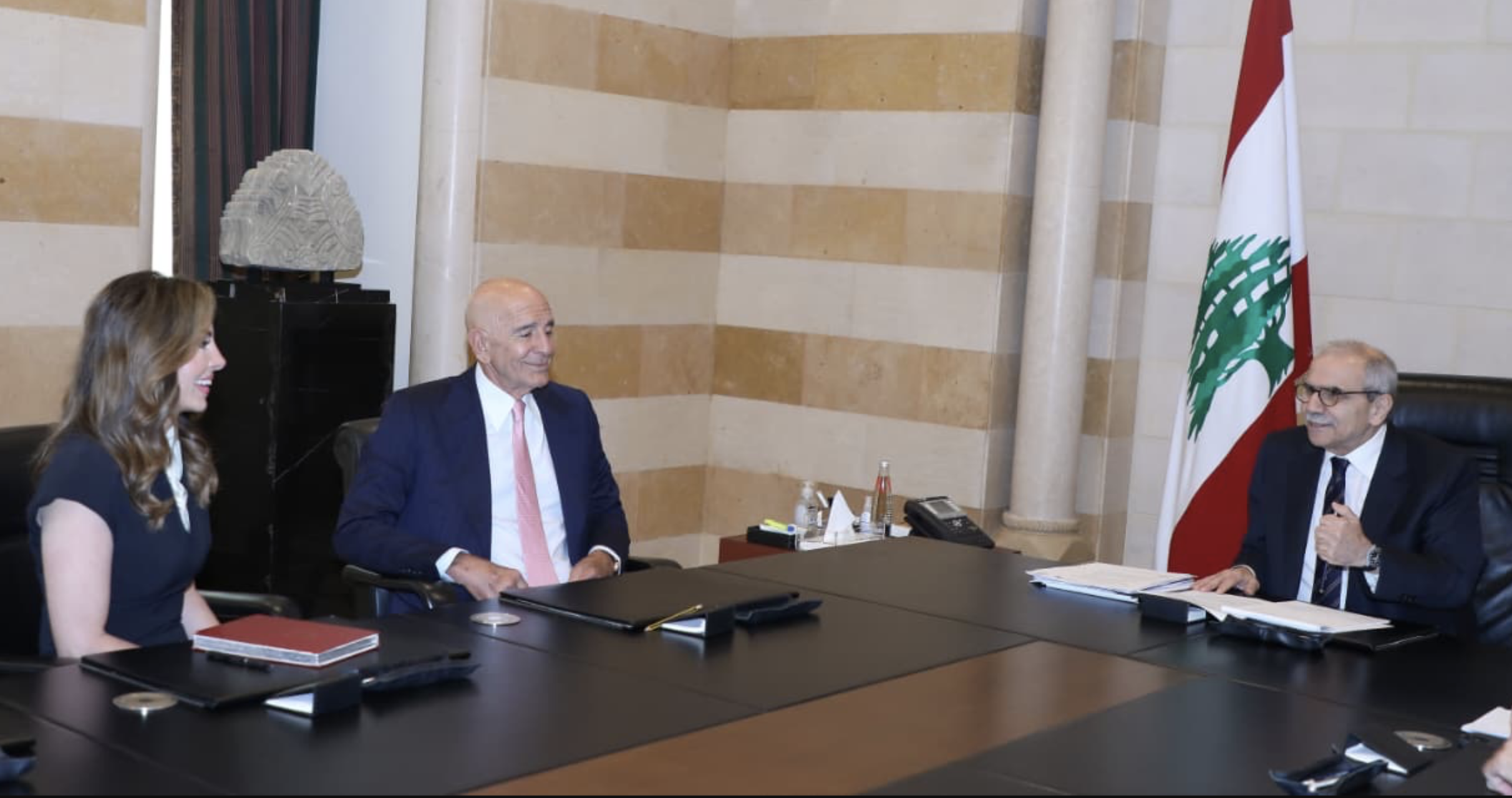 سلام استقبل براك: نطالب بضغط على إسرائيل ودعم الجيش وندعو لمؤتمر دولي لإعادة إعمار لبنان