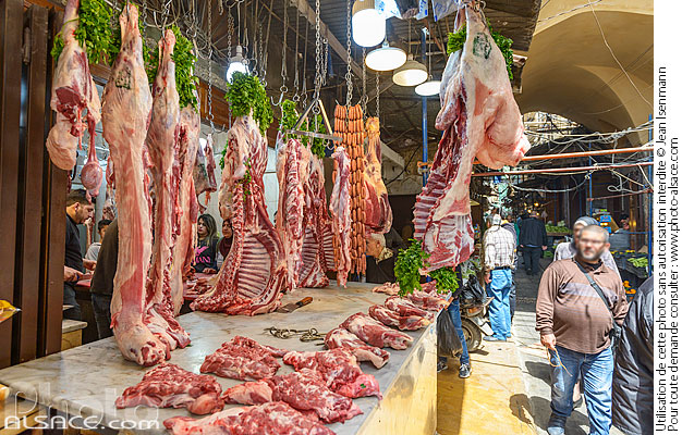 Boucher dans les Souks de Tripoli