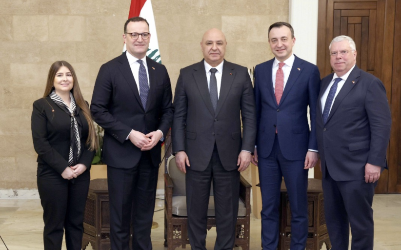 الرئيس عون استقبل عضو البرلمان  الألماني جنز سبان: لبنان يعلق أهمية على مشاركة المانيا في مؤتمر باريس وامنه لا يمكن فصله عن امن المنطقة وأمن أوروبا