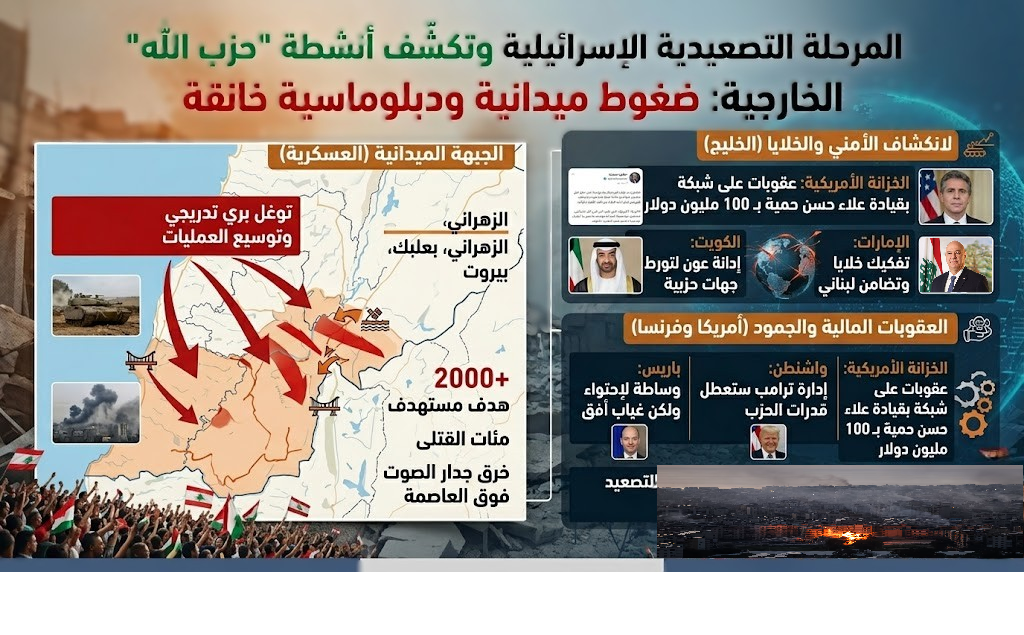 اتساع جبهة المواجهة مع “حزب الله” وتكشّف نشاطات خارجية… ملامح مرحلة تصعيدية إسرائيلية مقبلة