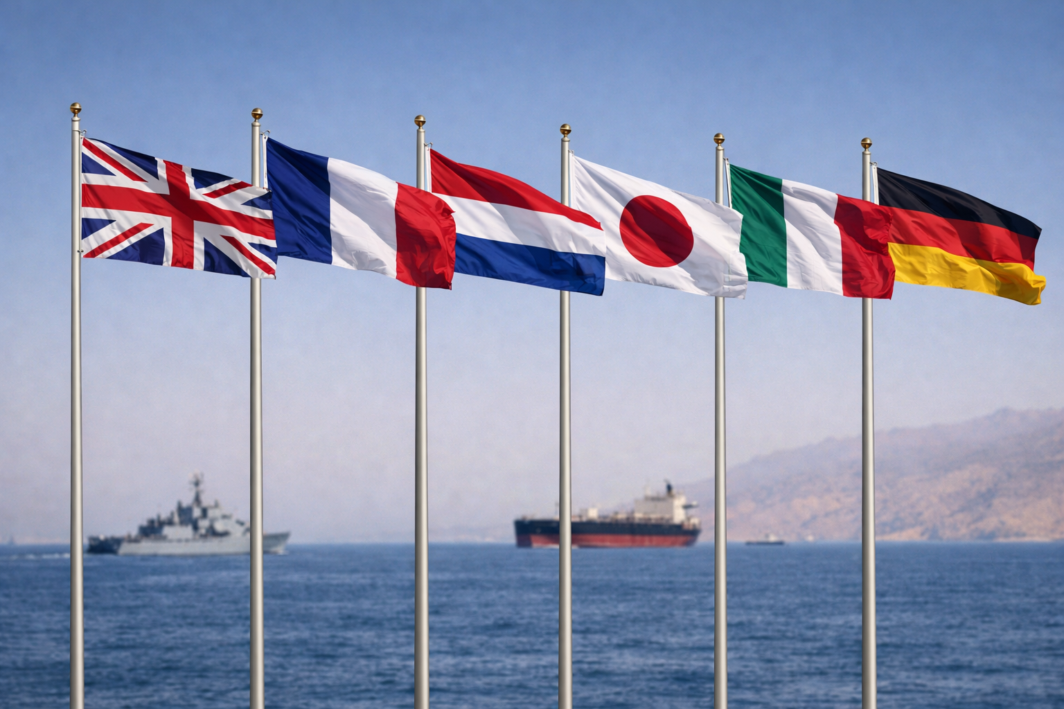 دول بينها بريطانيا وفرنسا تؤكد استعدادها للمساهمة في حماية مضيق هرمز