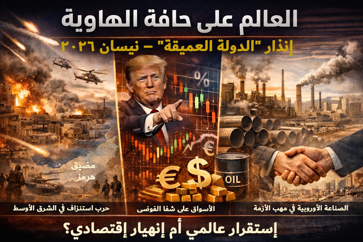 العالم على حافة الهاوية: إنذار “الدولة العميقة” – نيسان 2026