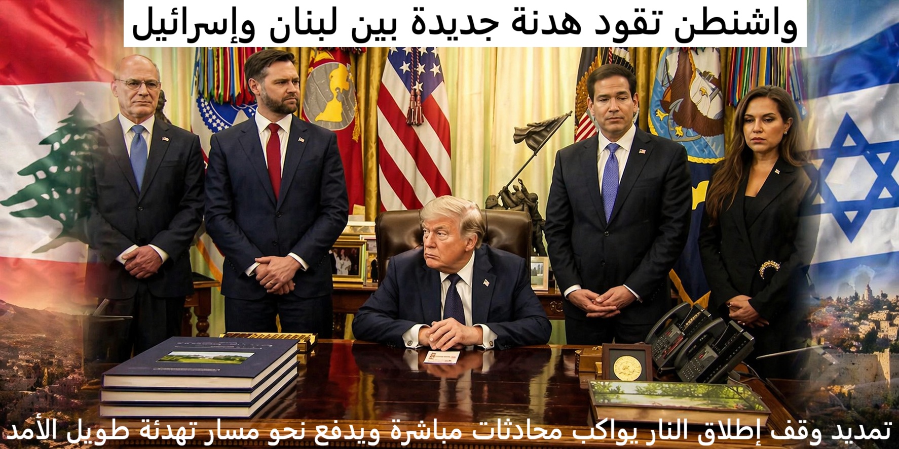 ترمب يمدد هدنة لبنان وإسرائيل ويدفع نحو مفاوضات سلام مباشرة