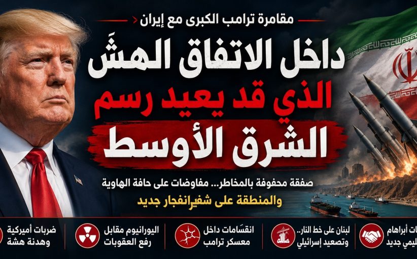 مقامرة ترامب الكبرى مع إيران: داخل الاتفاق الهشّ الذي قد يعيد رسم الشرق الأوسط