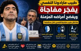 طبيب مارادونا النفسي يكشف مفاجآت صادمة حول أمراضه المزمنة