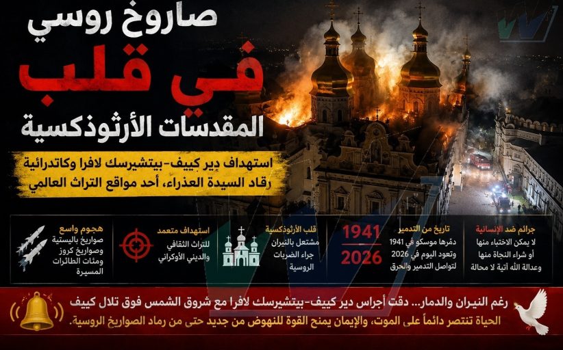 صاروخ روسي في قلب المقدسات الأرثوذكسية