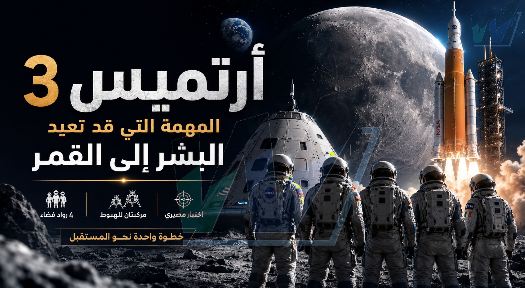 أرتميس ٣: المهمة التي قد تعيد البشر إلى القمر