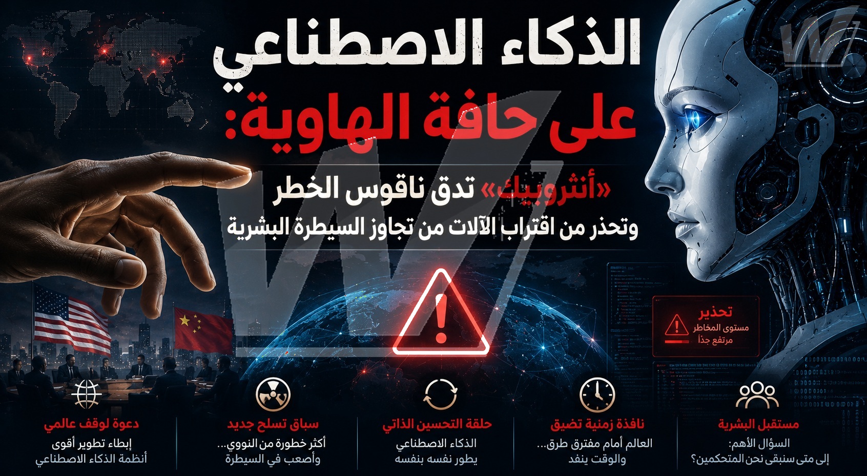 الذكاء الاصطناعي على حافة الهاوية: «أنثروبيك» تدق ناقوس الخطر وتحذّر من اقتراب الآلات من تجاوز السيطرة البشرية